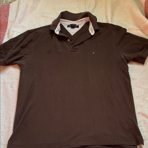 Tommy Hilfiger Other - Tommy Hilfiger Dark Brown Polo Shirt